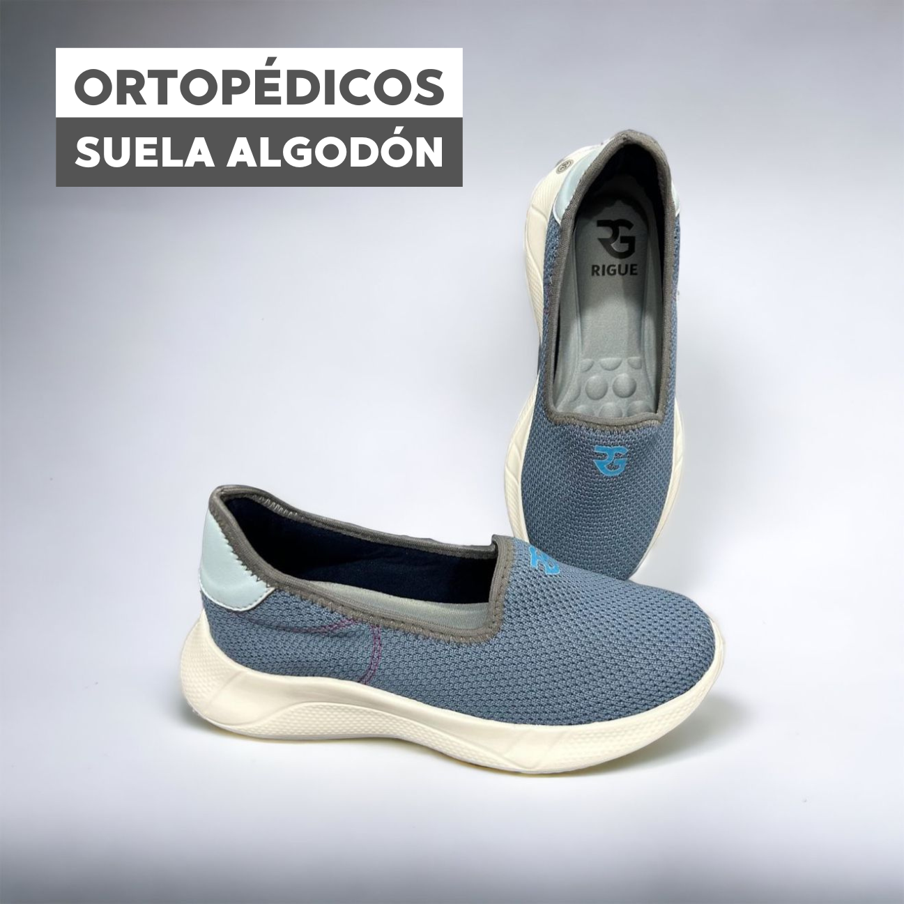 ORTOPIES ZAPATOS ORTOPÉDICOS SUELA ALGODÓN