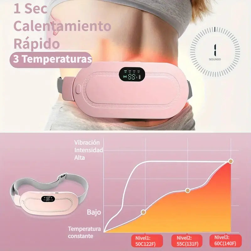 CINTURÓN TÉRMICO PARA CÓLICOS MENSTRUALES⭐